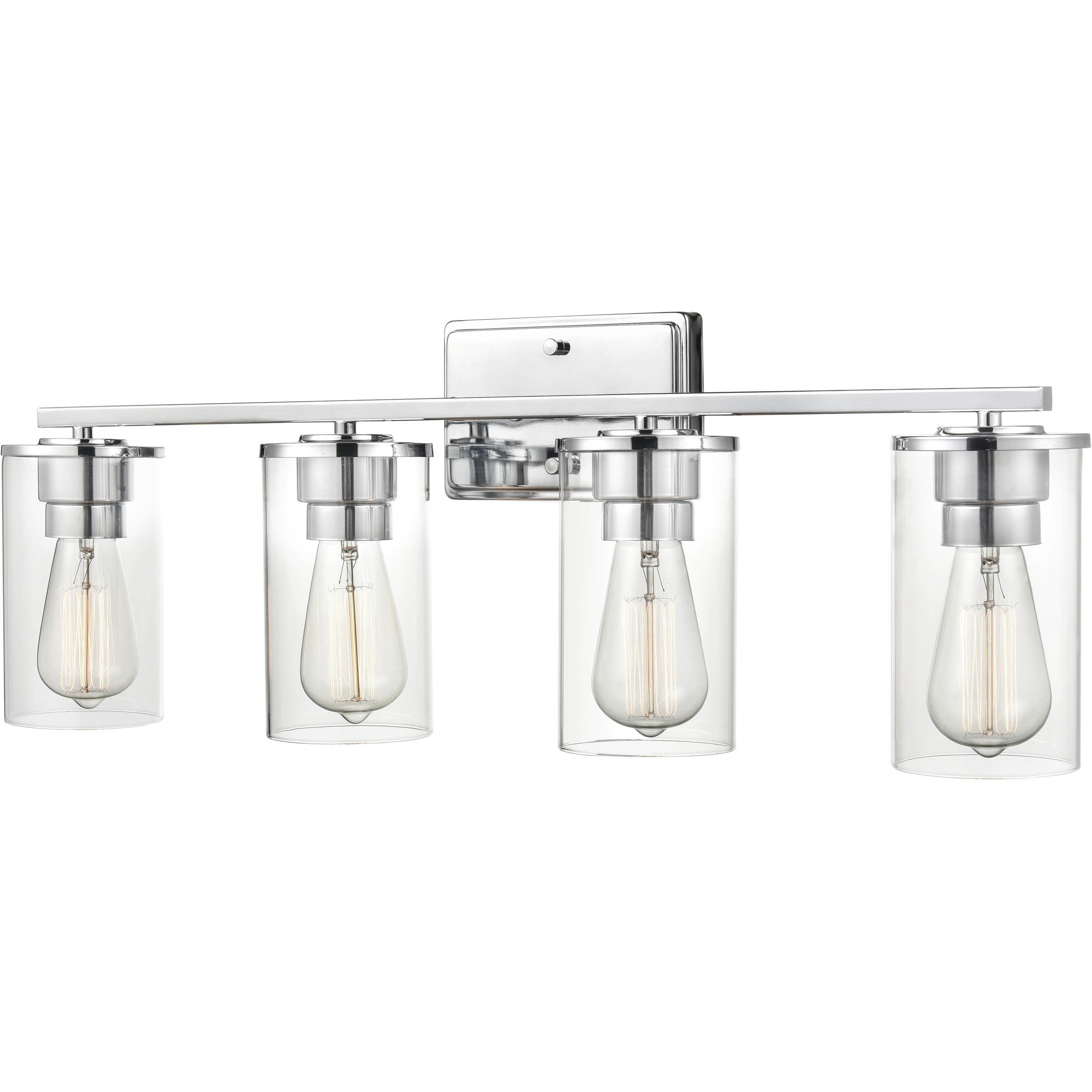 Verlana 4 Light 27.63 inch Chrome Bathroom Vanity Light Wall Light